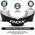 Detský chránič čeľuste  RDX Mouth Junior black/white 3