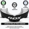 Chránič čeľuste RDX Mouth black/white 3