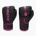 Boxerské rukavice RDX F6 čierno-ružové BGR-F6MP