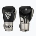 Boxerské rukavice RDX L2 Mark Pro Sparring Boxing Hook & Loop silver