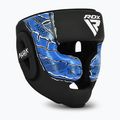 Boxerská prilba RDX New Aura F17 Head black/blue