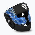 Boxerská prilba RDX New Aura F17 Head black/blue 2
