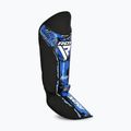 Chrániče holení a nôh RDX Instep New Aura F17 Shin black/blue 3