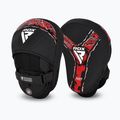 Tréningové lapy trenérske RDX Focus New Aur F17 black/red
