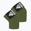 Omotávky na kolená RDX Compression Elasticated Knee Wrap army green