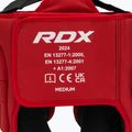 Boxerská prilba RDX Head Guard Aura Plus T-17 red 5
