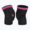Ochraniacze na kolená RDX K5 Hosiery Knee Foam black/pink 2