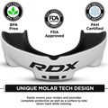 Chránič zubov RDX Mouth Guard white/black 4