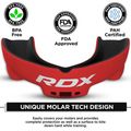 Chránič zubov RDX Mouth Guard black/red 3