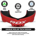 Chránič zubov RDX Mouth Guard black/red 5