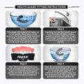 Chránič zubov RDX Mouth Guard black/red 6