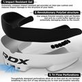 Detský chránič čeľuste  RDX Mouth Junior white/black 2