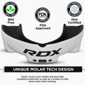Detský chránič čeľuste  RDX Mouth Junior white/black 3