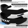 Detský chránič čeľuste  RDX Mouth Junior black 2
