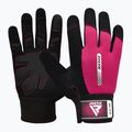 Trekkingové rukavice RDX W1F Full Finger pink