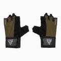 Tréningové rukavice RDX W1H Gym Workout Gloves army green 2