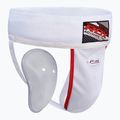 Pánsky chránič slabín RDX H1 Groin Guard support with Gel Cup white 2
