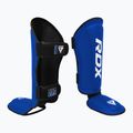 Chrániče holení a priehlavkov RDX T1 Shin Instep Guards blue/white 2
