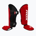 Chrániče holení a nártov RDX T1 Shin Instep Molded King red/white 2