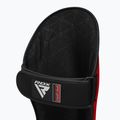 Chrániče holení a priehlavkov RDX T1 Shin Instep Guards red/white 6