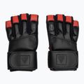 Trekkingové rukavice RDX L4 Finger Weightlifting Leather red/black 2