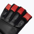 Trekkingové rukavice RDX L4 Finger Weightlifting Leather red/black 4