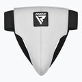 Pánsky chránič slabín RDX R1 Martial Arts white/black