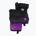 RDX Weight Lifting X1 Long Strap tréningové rukavice čiernofialové WGN-X1PR