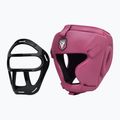 Boxerská prilba RDX Guard Grill T1 ružová 4
