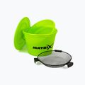 Matrix Bucket Set Inc Tray And Riddle green GBT020 rybárske vedro s miskou a sitkom 2