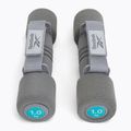 Činky Reebok 2 x 1 kg šedé RAWT-1161BL 3