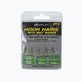 Korum methode leaders Hook Hairs With Bait Bands transparentné KHHBB/10