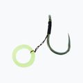 Korum methode leaders Hook Hairs With Bait Bands transparentné KHHBB/10 2