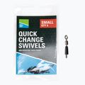 Preston methode Quick Change Swivels black P0220015