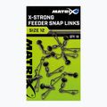 Matrix X-Strong Feeder Snap Links 10ks strieborná GAC373.