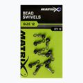 Matrix Bead Swivels 10 ks rybársky článok čierny GAC375