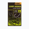 Kaprové háčiky Fox Curve Shank black CHK234 2
