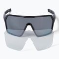 Slnečné okuliare Endura Singletrack black/platinum revo smoke/clear silver flash mirror 6