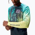 Pánske cyklistické tričko s dlhým rukávom Endura Tropical Print Ltd atlantic 5