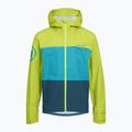Pánska cyklistická bunda Endura Singletrack II Waterproof limetkovo zelená