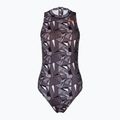 Plavky jednodielne dámske ZONE3 OWS Renew High Neck black/white