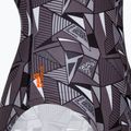 Plavky jednodielne dámske ZONE3 OWS Renew High Neck black/white 4