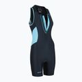 Dámsky triatlonový oblek ZONE3 Activate Trisuit black/turquoise 2