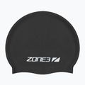 Plavecká čiapka ZONE3 Silicone Swim black