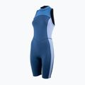 Dámske jednodielne plavky ZONE3 Yulex Kneeskin multi blue/white
