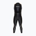 Pánsky triatlonový neoprén ZONE3 Glide Sleeveless Wetsuit black/grey