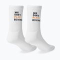 Pánske ponožky BOXRAW We Don't Play Boxing Crew 3 pairs white 3