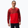 Pánske cyklistické tričko s dlhým rukávom Endura Core Printed flame red
