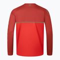Pánske cyklistické tričko s dlhým rukávom Endura Core Printed flame red 4
