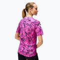 Dámsky cyklistický dres Endura Grid Floral Ltd W pink pop 3